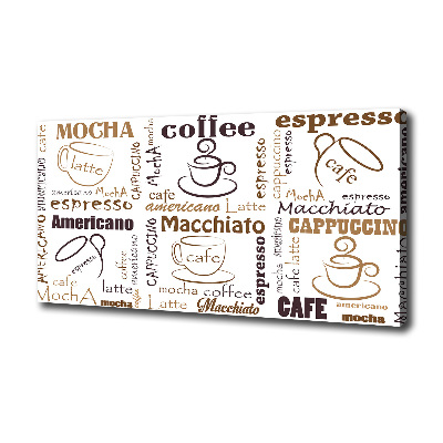 Bild auf leinwand Zeit für Kaffee