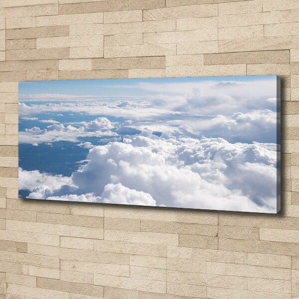 Wandbild Blick aus dem Flugzeug