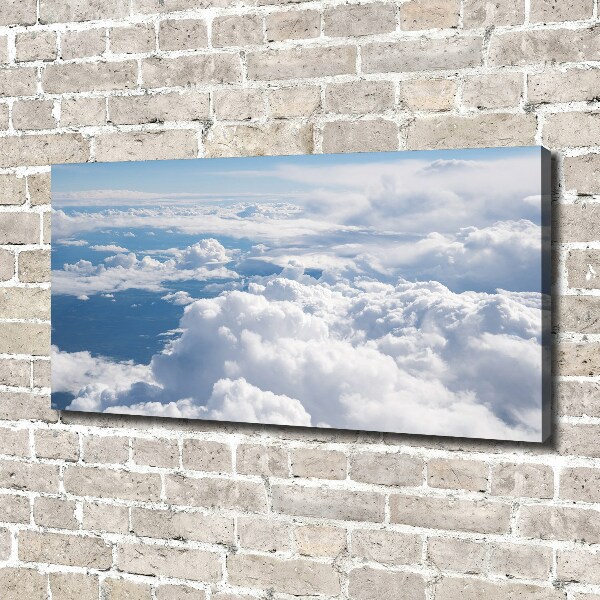 Wandbild Blick aus dem Flugzeug