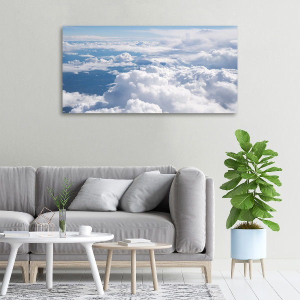 Wandbild Blick aus dem Flugzeug