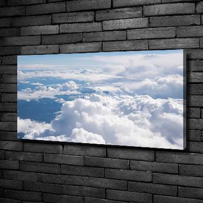 Wandbild Blick aus dem Flugzeug