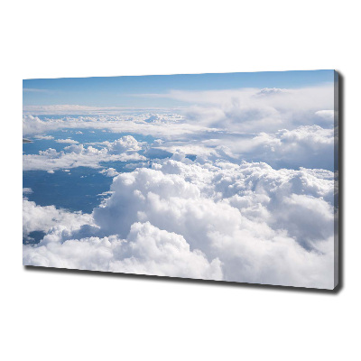 Wandbild Blick aus dem Flugzeug