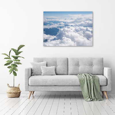 Wandbild Blick aus dem Flugzeug