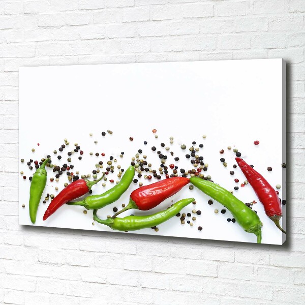 Wandbild Chilischoten