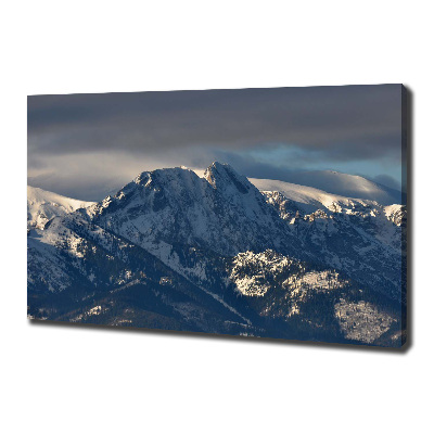 Wandbild Giewont im Winter