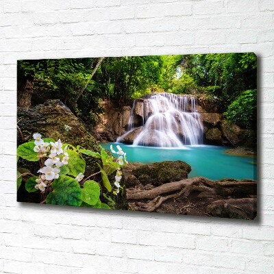 Bild auf leinwand Wasserfall Thailand