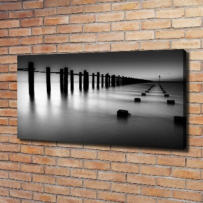 Bild auf leinwand Themse-Wellenbrecher