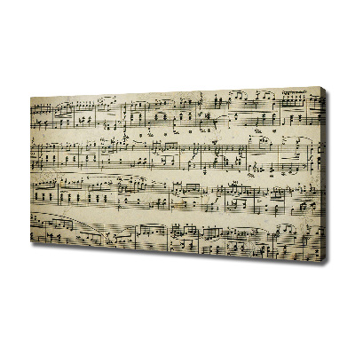 Fotobild Noten auf einem Stab