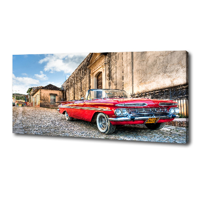 Wandbild Roter Chevrolet