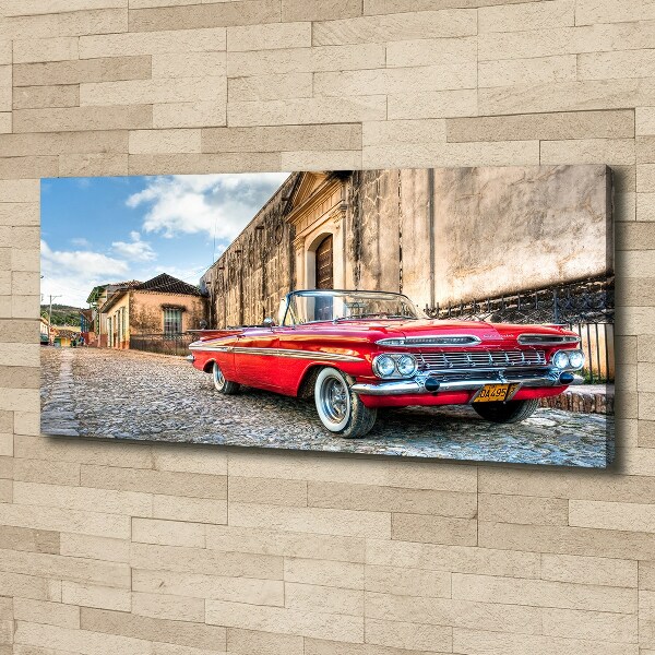Wandbild Roter Chevrolet