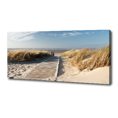 Wandbild Strandweg