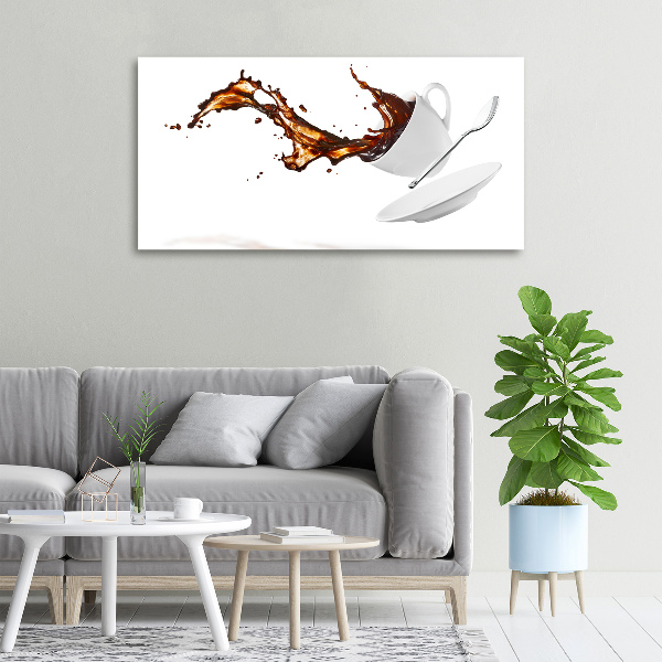 Fotobild verschütteter Kaffee