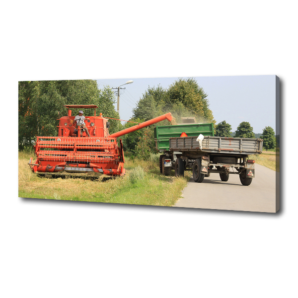 Bild auf leinwand Mähdrescher