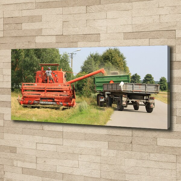 Bild auf leinwand Mähdrescher