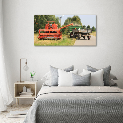 Bild auf leinwand Mähdrescher
