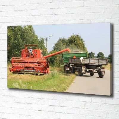 Bild auf leinwand Mähdrescher