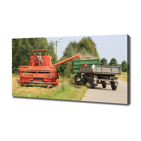 Bild auf leinwand Mähdrescher