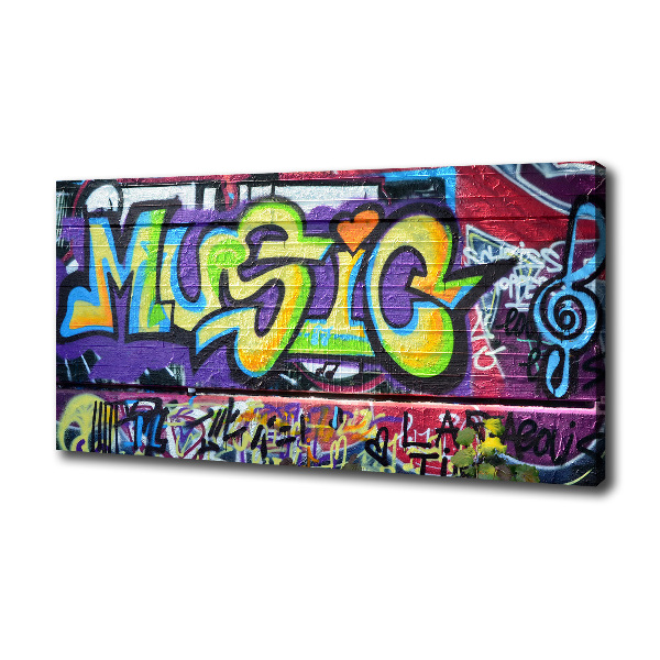 Wandbild Graffiti an der Wand