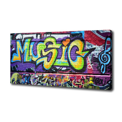 Wandbild Graffiti an der Wand