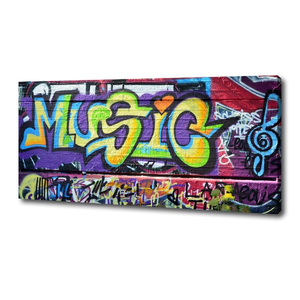 Wandbild Graffiti an der Wand