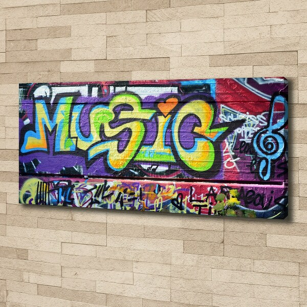 Wandbild Graffiti an der Wand