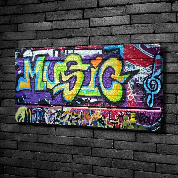 Wandbild Graffiti an der Wand