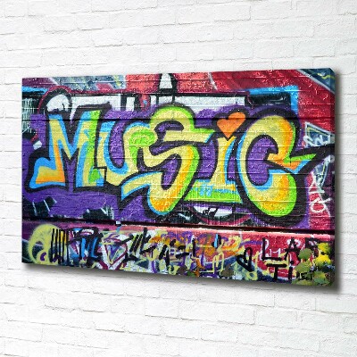 Wandbild Graffiti an der Wand