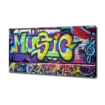 Wandbild Graffiti an der Wand