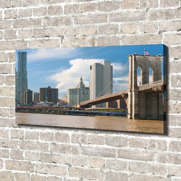 Bild auf leinwand Brooklyn Bridge