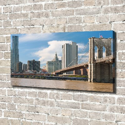 Bild auf leinwand Brooklyn Bridge