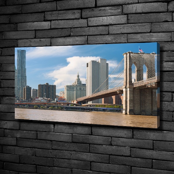 Bild auf leinwand Brooklyn Bridge