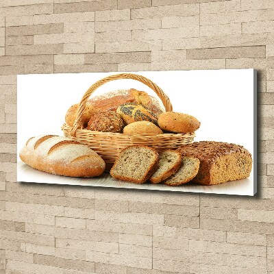 Wandbild Brot im Korb