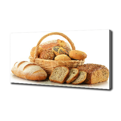 Wandbild Brot im Korb