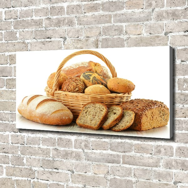 Wandbild Brot im Korb