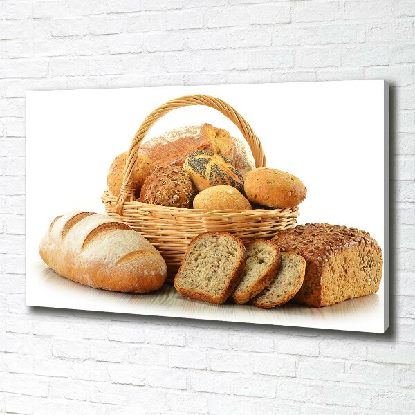 Wandbild Brot im Korb
