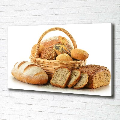 Wandbild Brot im Korb