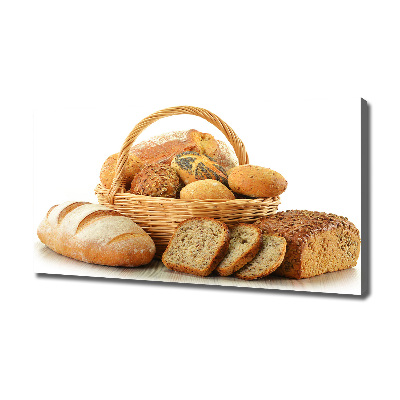 Wandbild Brot im Korb