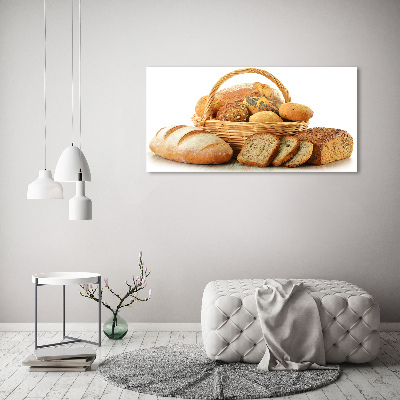 Wandbild Brot im Korb