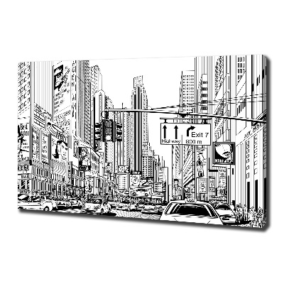 Wandbild Straßen von New York