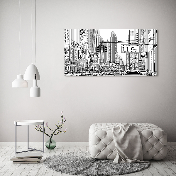 Wandbild Straßen von New York