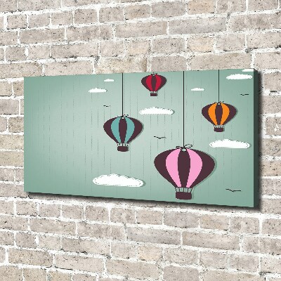 Wandbild Fliegende Ballons