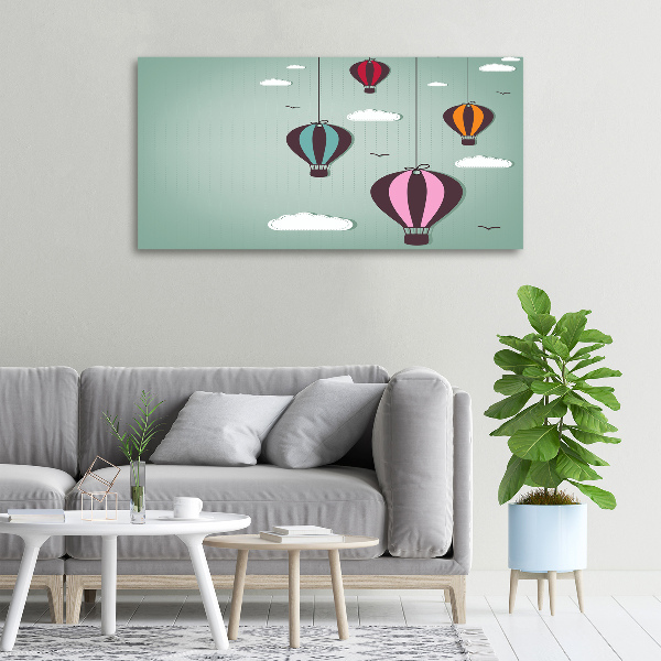 Wandbild Fliegende Ballons