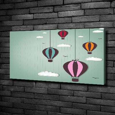 Wandbild Fliegende Ballons