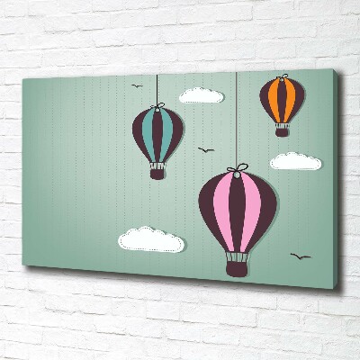 Wandbild Fliegende Ballons
