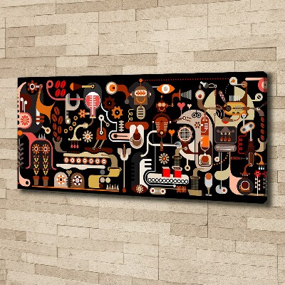 Bild auf leinwand Kaffeeproduktion