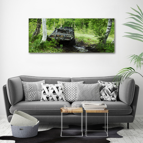 Fotobild Jeep im Wald