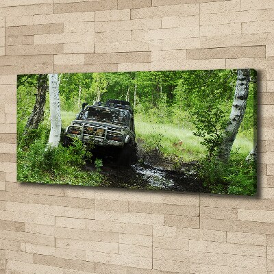 Fotobild Jeep im Wald