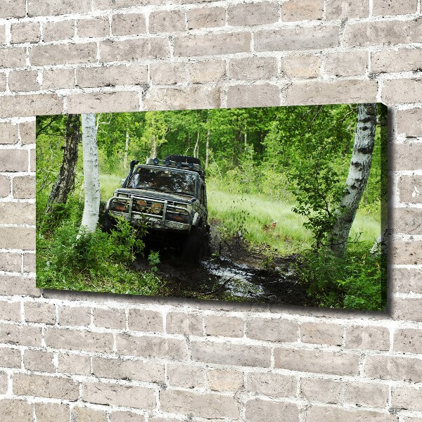 Fotobild Jeep im Wald
