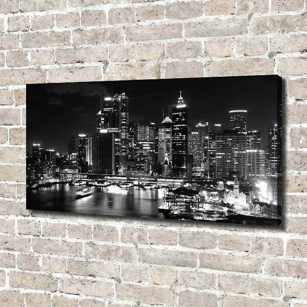 Wandbild Sydney bei Nacht