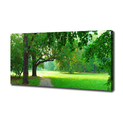 Wandbild Park im Herbst